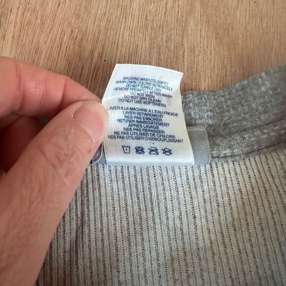 Reebok Gray Long Sleeve Athletic Shirt Red Stripe Vintage 90s Y2K Men’s XL - Picture 5 of 5